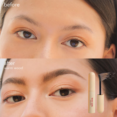 brow-updo-warm-wood-before-after