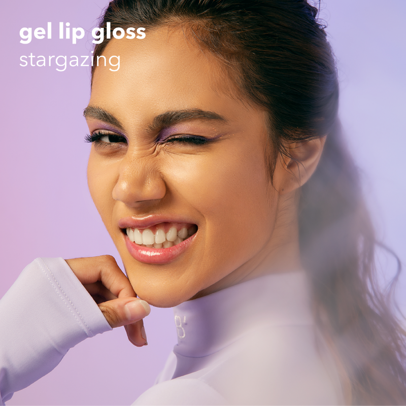 stargazing gel lip gloss model